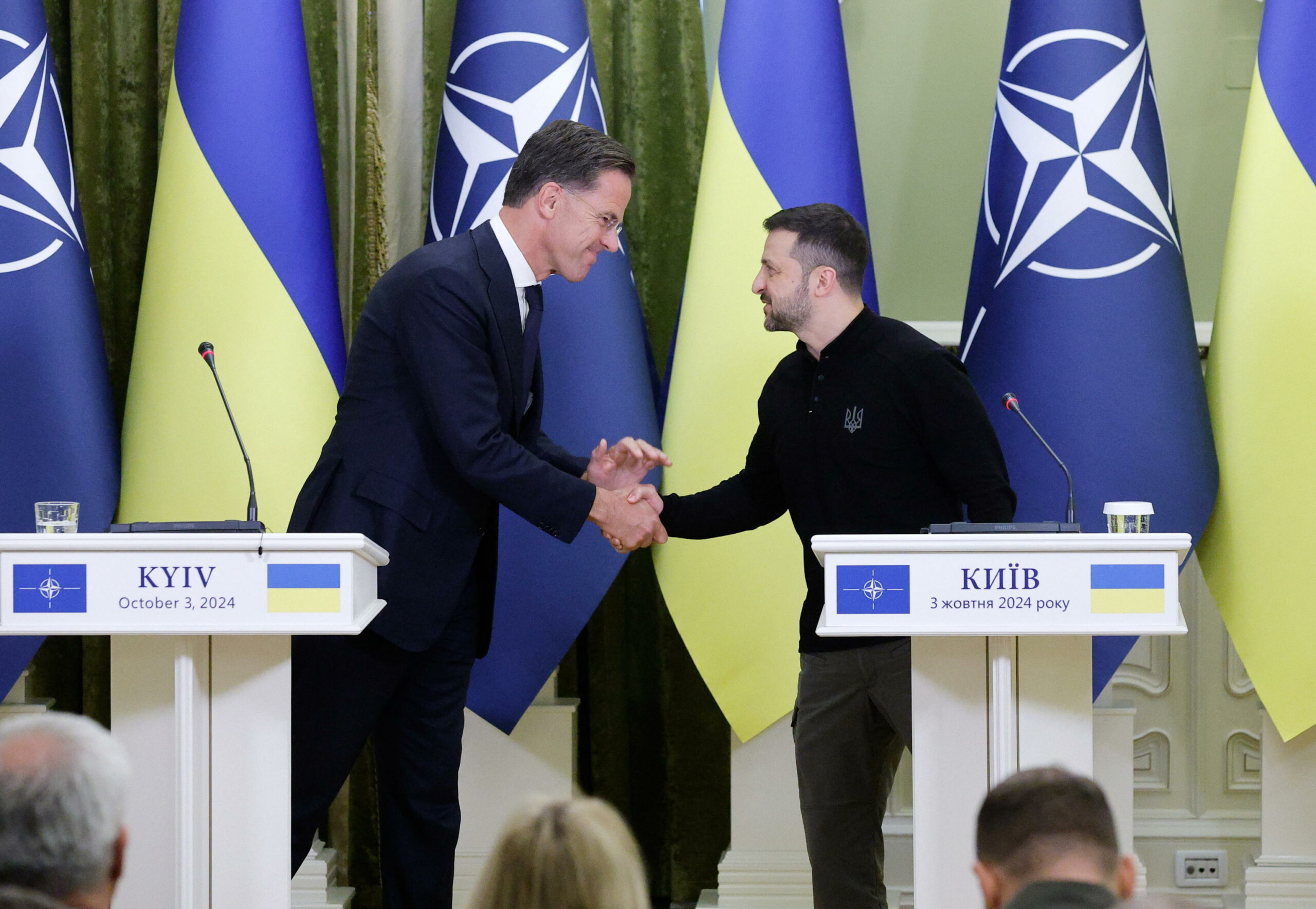 Rutte visita Kiev per la prima volta in veste di segretario generale NATO