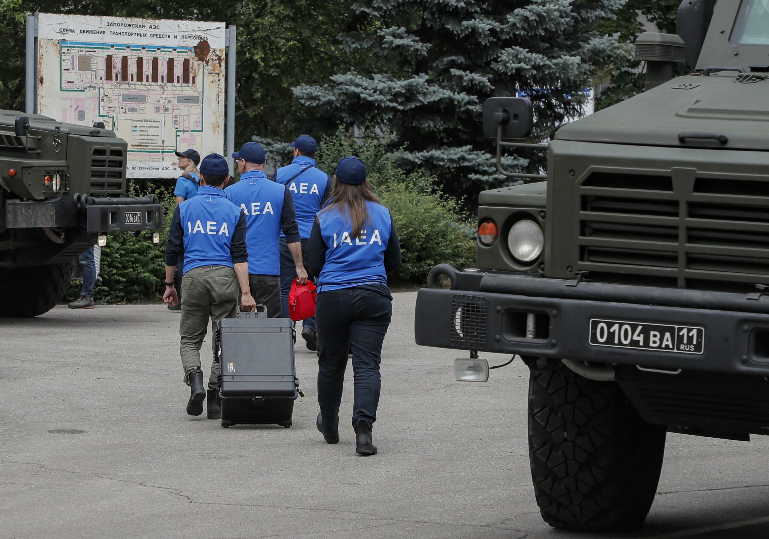 Attacco a veicolo IAEA in direzione Zaporizhzhia